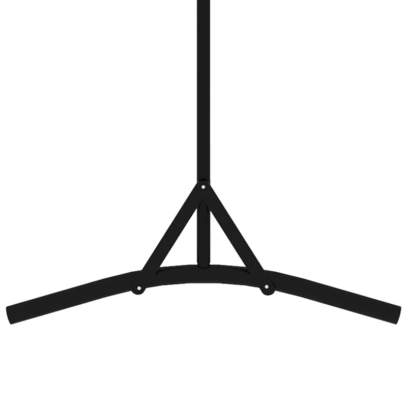 Séparateur de pièce cloison pliable 175 x 180 cm en tissu anthracite DEC031137