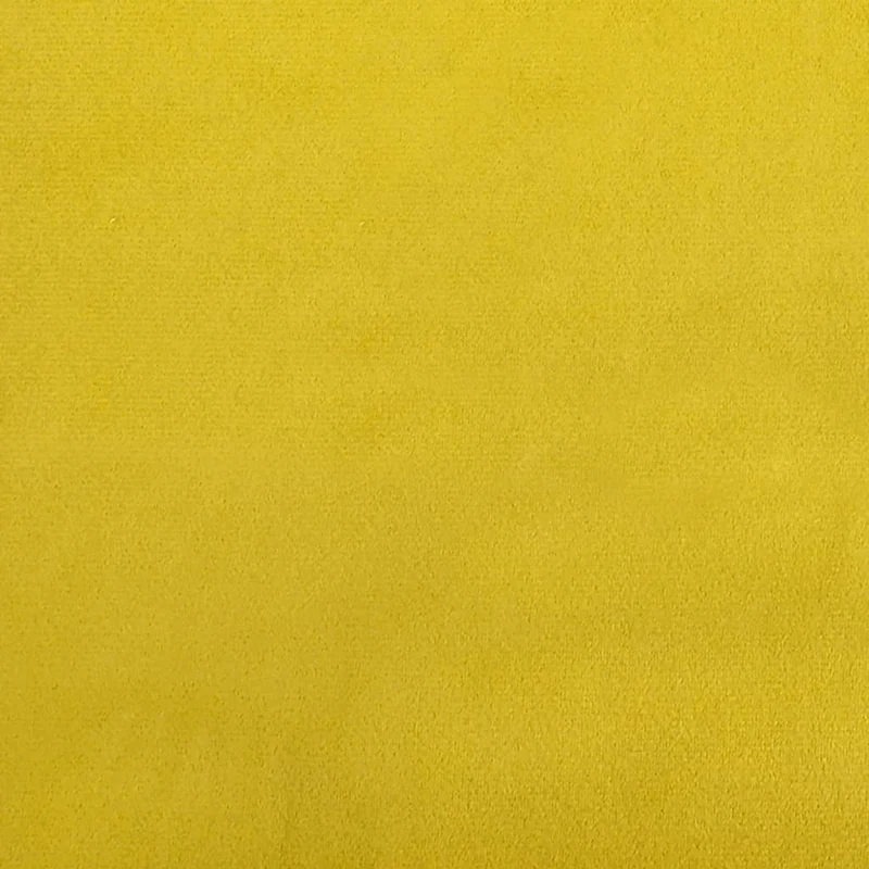 Fauteuil relax extra confort avec rebords latérals et repose-pieds en velours jaune moutarde velours DEC028694