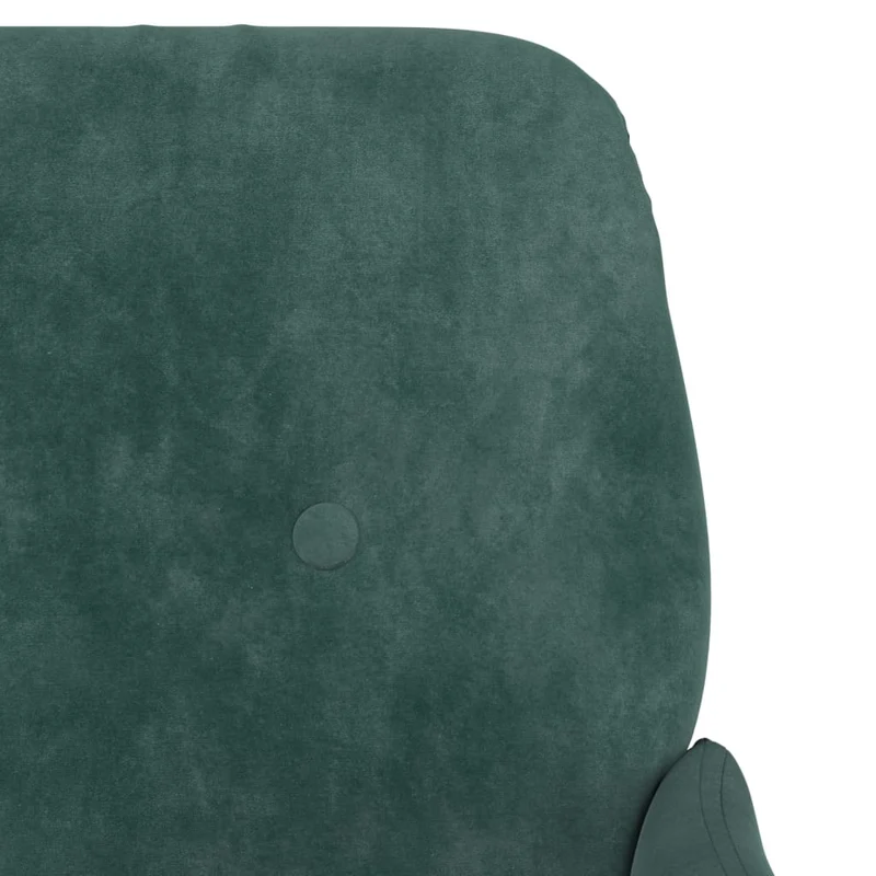 Fauteuil lounge design et moderne avec accoudoirs 62 x 79 x 79 cm en velours vert DEC028683