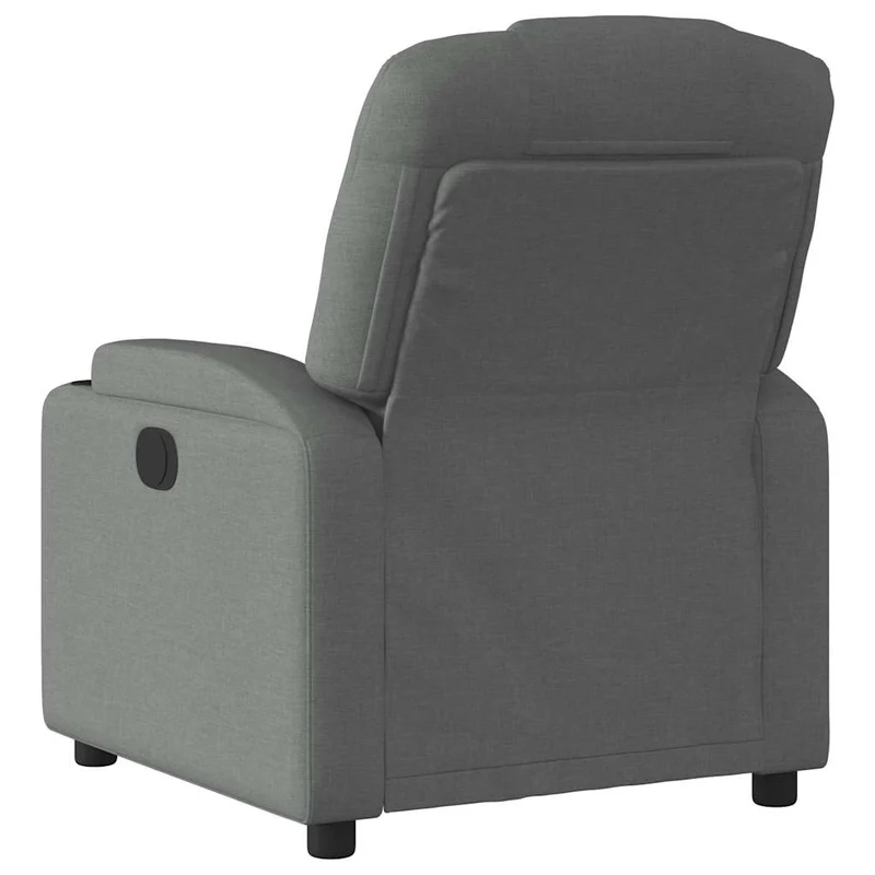 Fauteuil relax TV fauteuil inclinable électrique très confortable en tissu gris foncé DEC028365