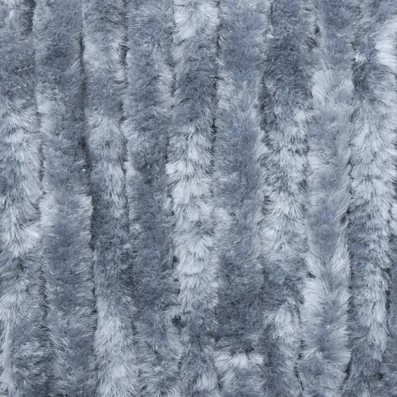 Rideau contre insectes moustiquaire Argenté 56x185 cm Chenille DEC022187