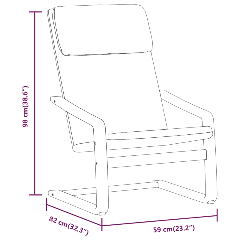 Fauteuil chaise de canapé design simple en tissu gris clair et bois de bouleau DEC026668