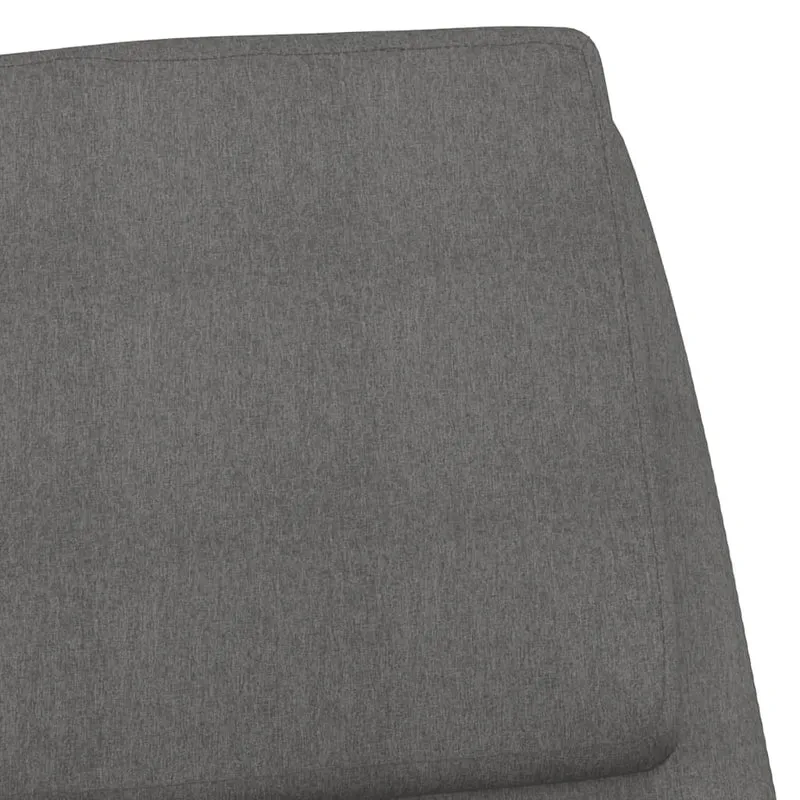 Fauteuil lounge chaise de canapé design moderne en tissu gris clair DEC026661