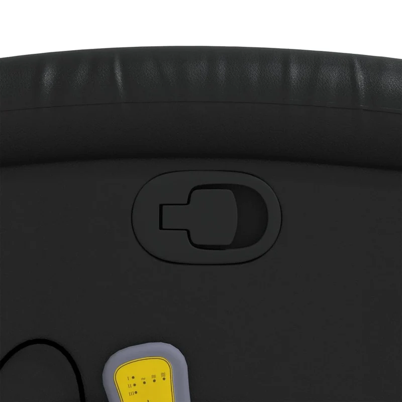 Fauteuil de relaxation TV fonction massage inclinable 6 points de massage en PVC noir DEC027040
