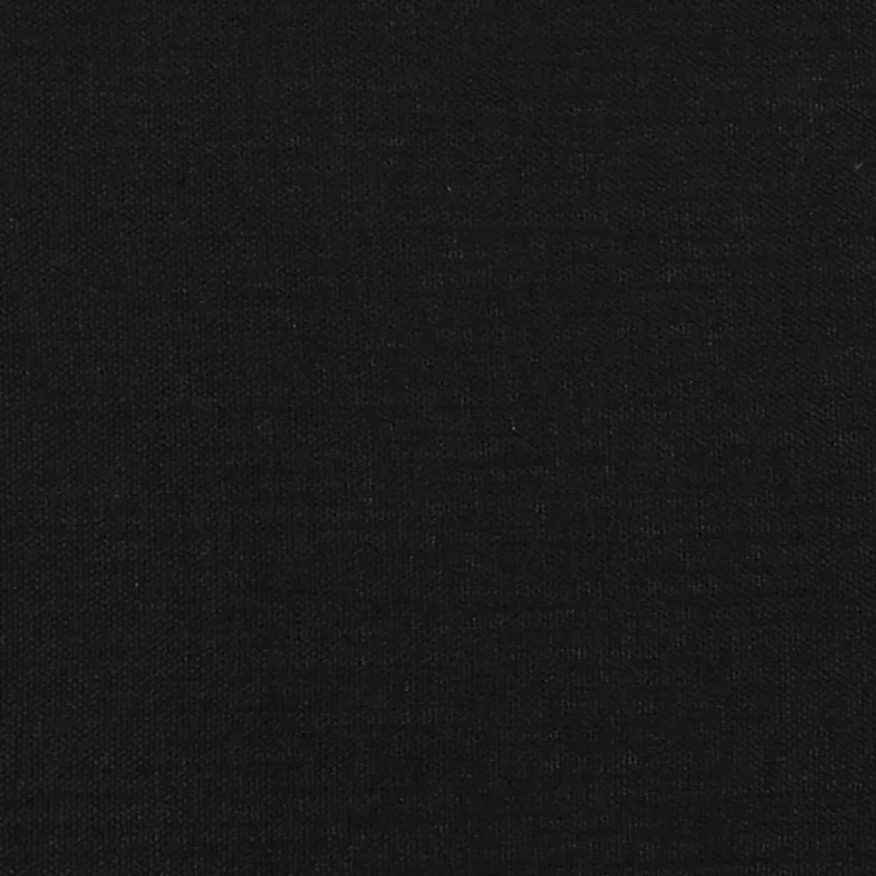 Banc bout de lit design classique 70 x 30 x 30 cm en tissu noir DEC024681