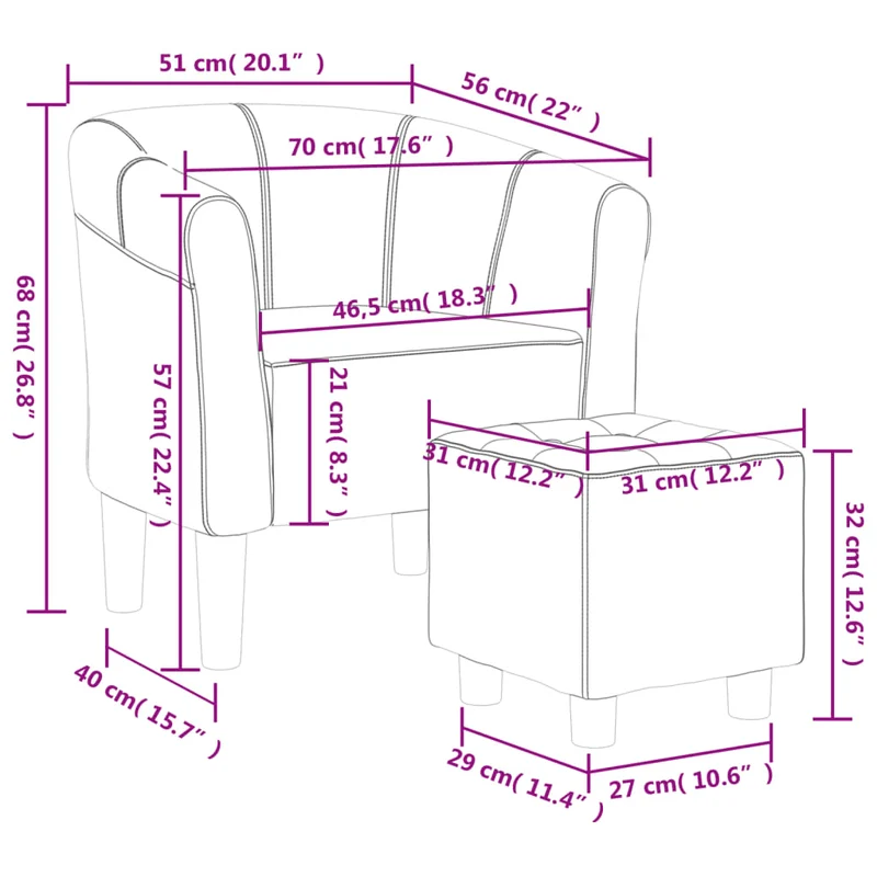 Fauteuil lounge assise confortable design moderne avec repose-pieds en velours vert foncé DEC026437