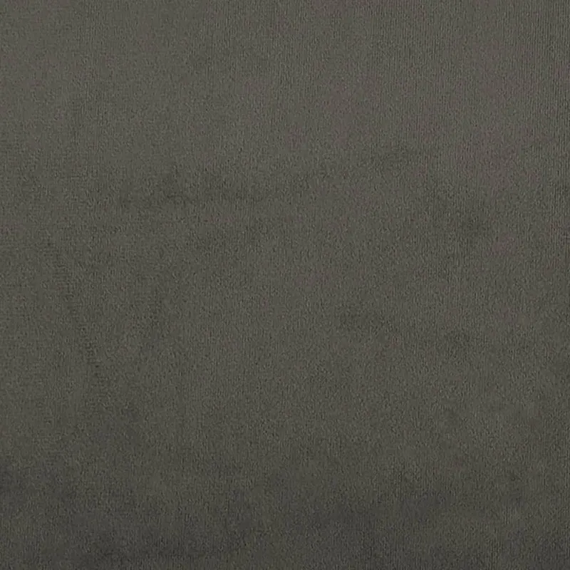 Banquette banc design classique 70 x 30 x 30 cm en velours gris et MDF DEC024674