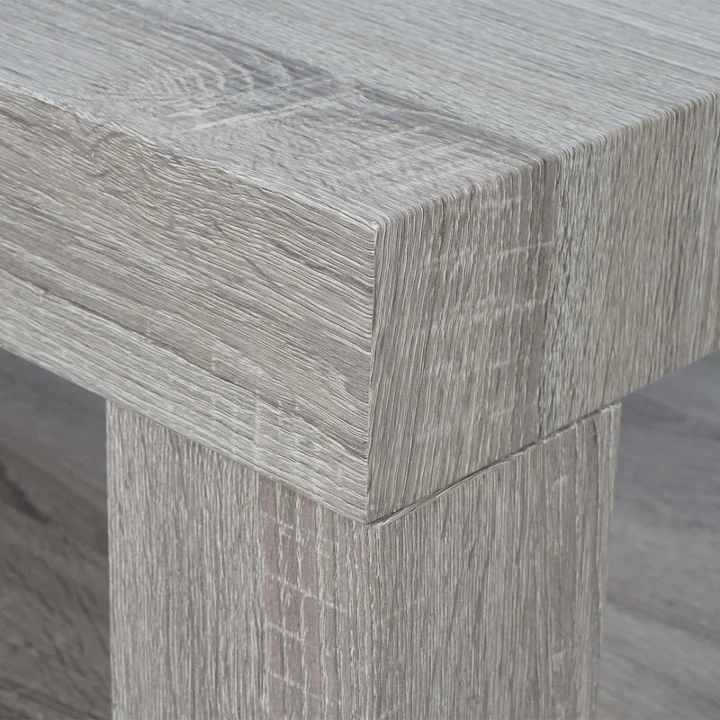 Table basse table de salon 40x110x60 cm MDF aspect chêne foncé 04_0008427