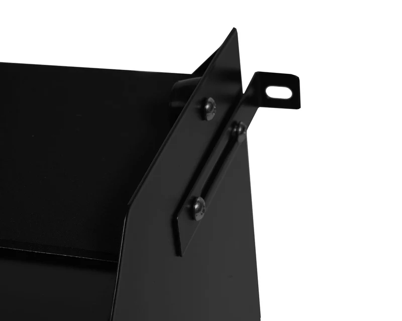 Meuble bas pour machine à laver avec tiroir 33 x 61 x 52 cm MDF et acier noir 04_0007835