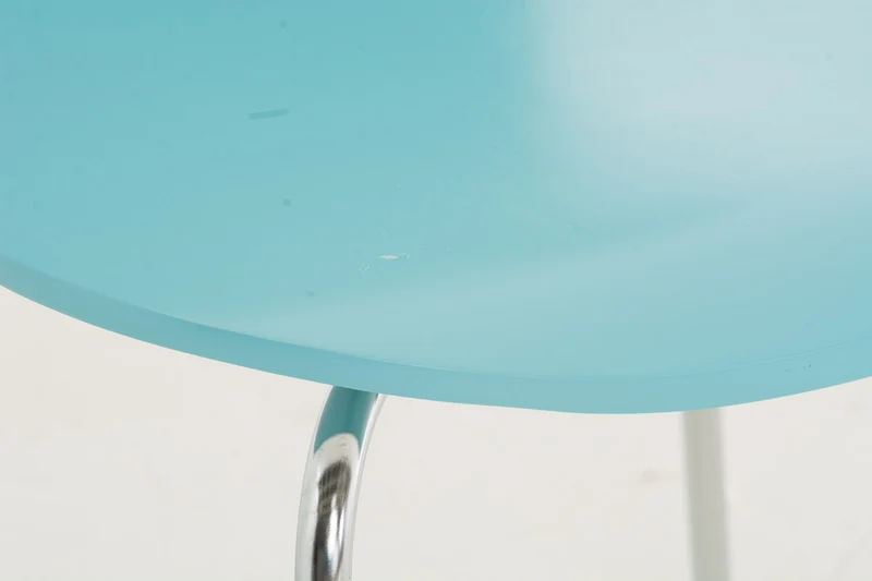 Chaise de salle à manger cuisine visiteur empilable design moderne bois bleu clair 10_0000791