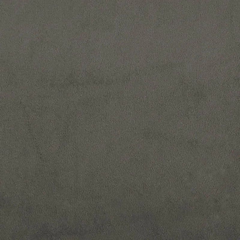 Tête de lit accessoire couchage chambre à coucher meuble 2 parties 90 x 5 x 78/88 cm tissu velours gris foncé TDL0206338