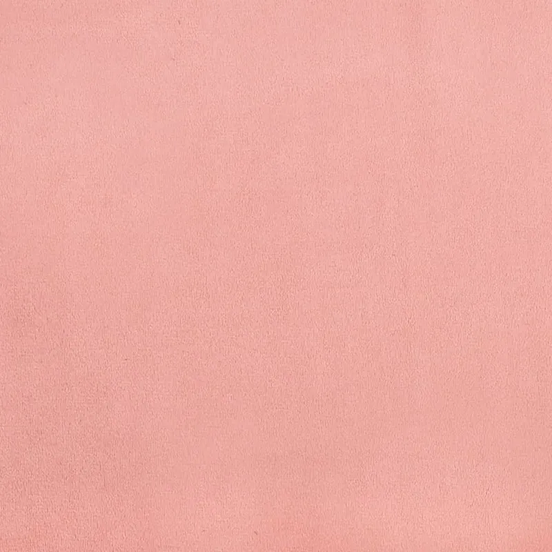 Tête de lit accessoire couchage chambre à coucher meuble avec rebord latéral 103 x 23 x 118/128 cm Tissu velours rose TDL0204362