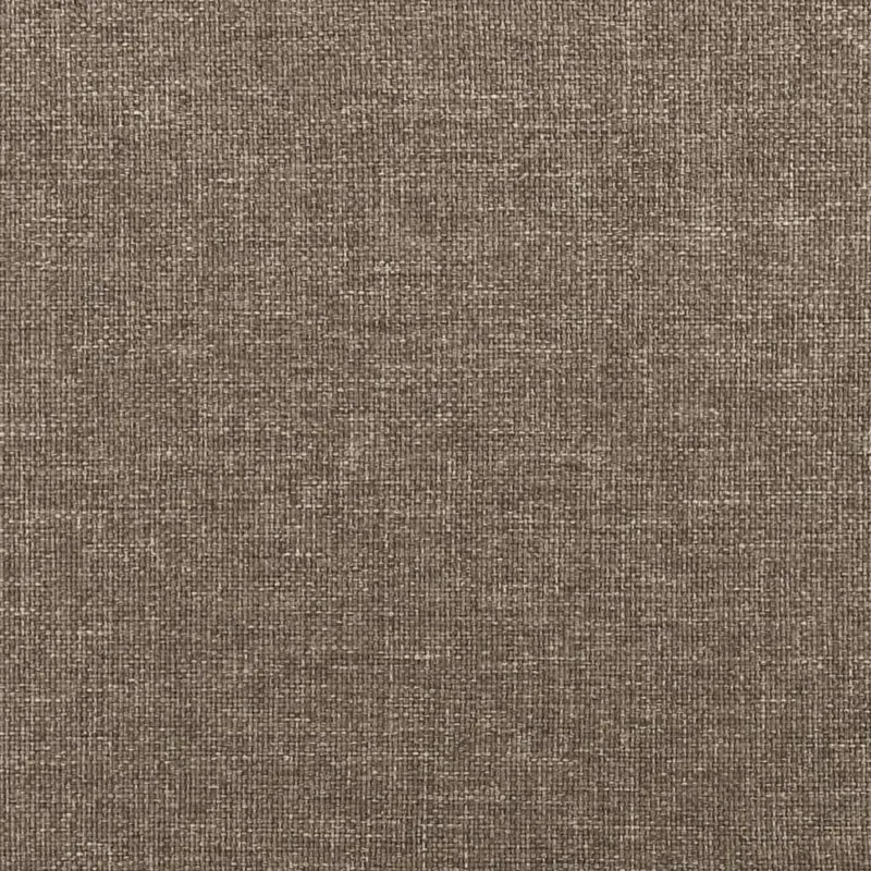 Sommier à lattes sur pieds cadre de lit 90x200 cm tissu taupe TDL0206917