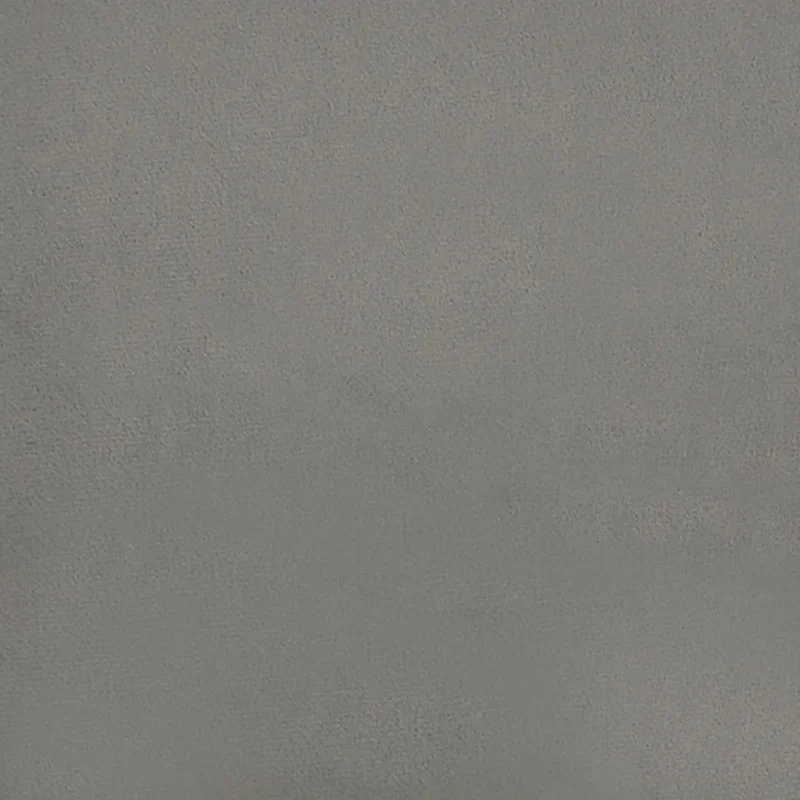 Sommier à lattes sur pieds cadre de lit 90x190 cm tissu velours gris clair TDL0207160