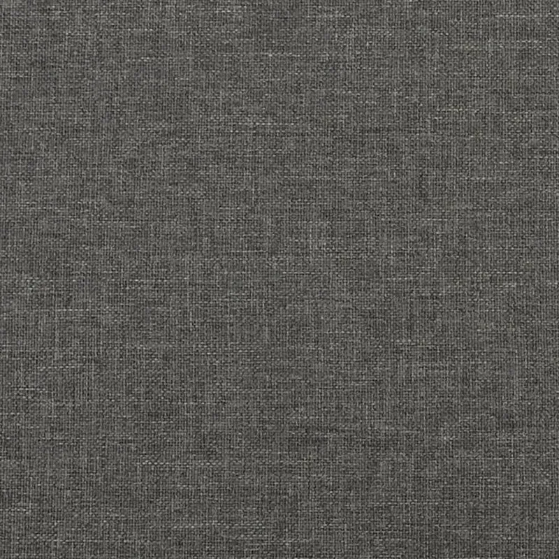 Sommier à lattes sur pieds cadre de lit 200x200 cm tissu gris foncé TDL0207114