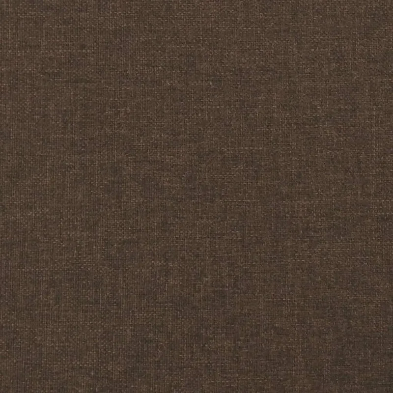 Sommier à lattes sur pieds cadre de lit 140x200 cm tissu marron foncé TDL0207062