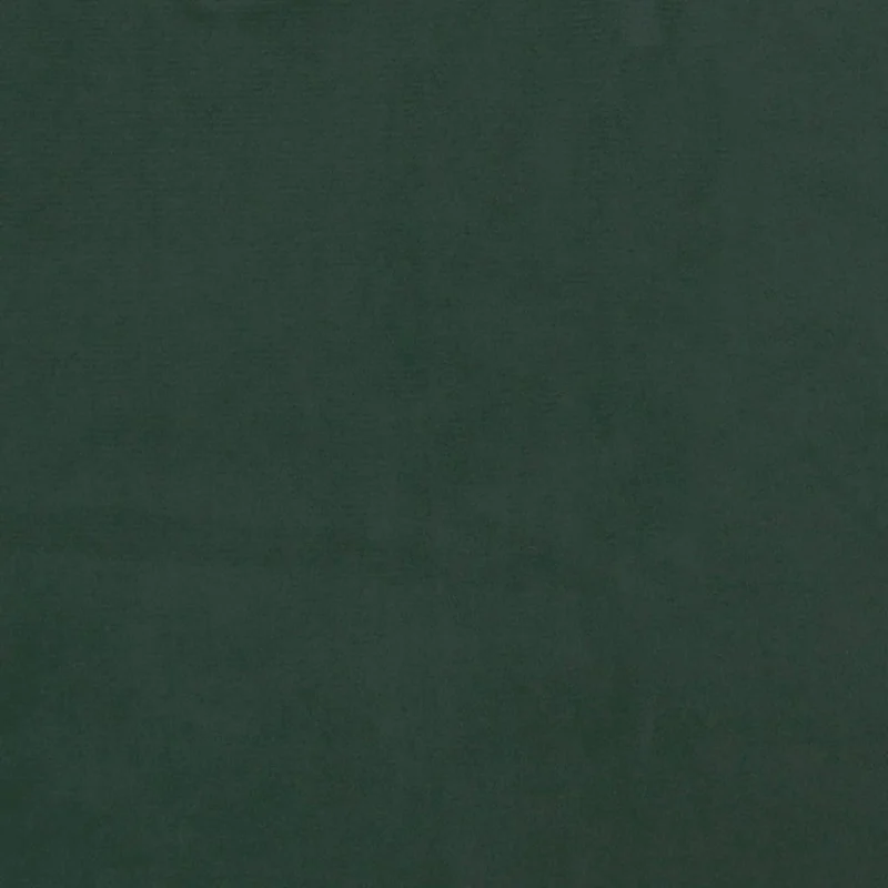 Sommier à lattes sur pieds cadre de lit 100x200 cm tissu velours vert foncé TDL0206889