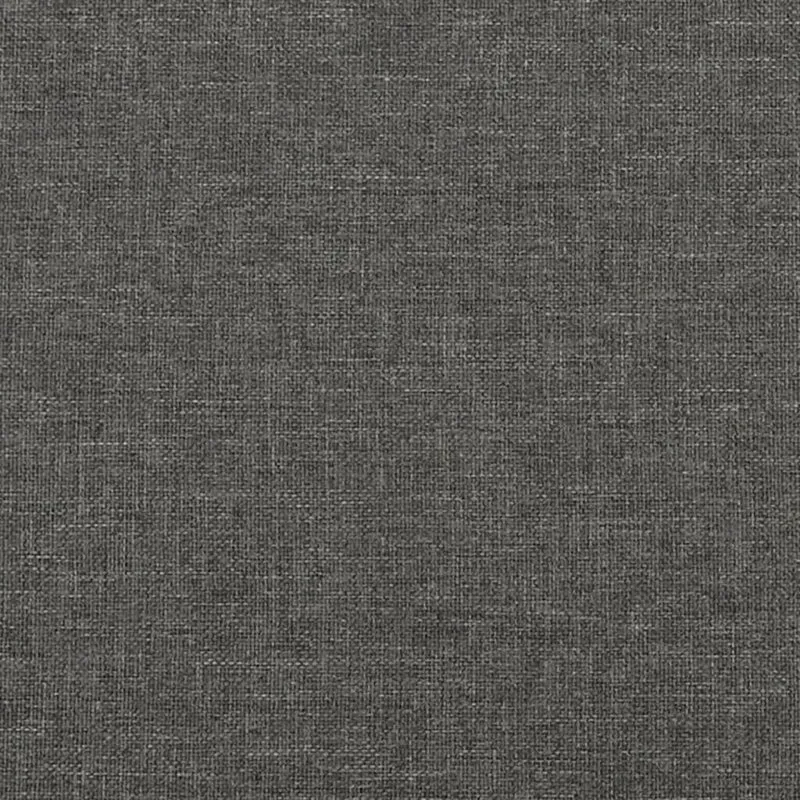 Sommier à lattes sur pieds cadre de lit 100x200 cm tissu gris foncé TDL0207149