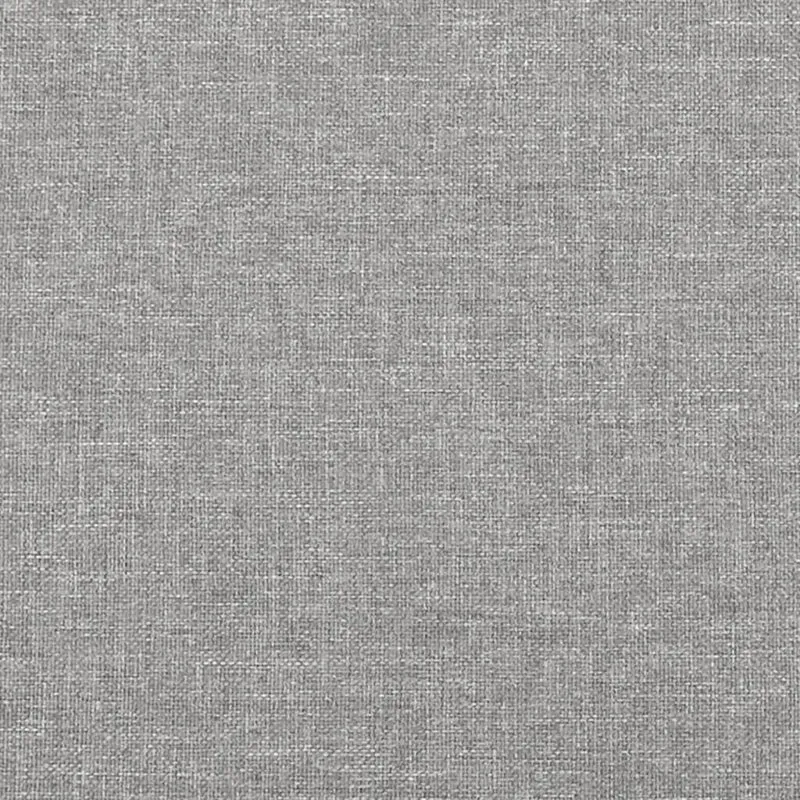 Sommier à lattes sur pieds cadre de lit 140x200 cm tissu gris clair TDL0207191