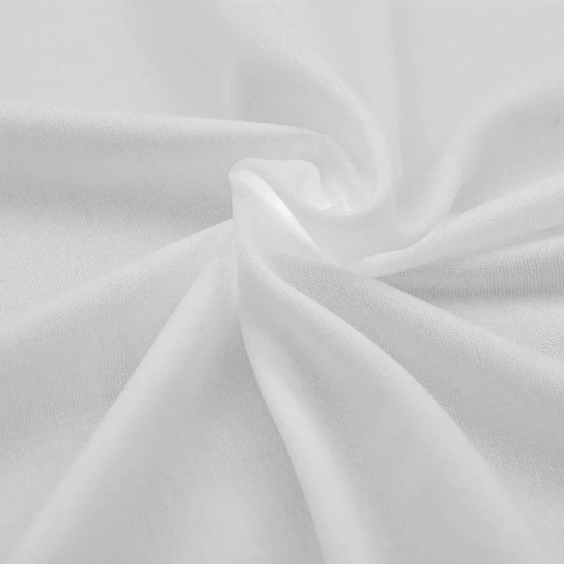 Housses extensibles pour table 2 pièces 120x60,5x74 cm Blanc DEC022427