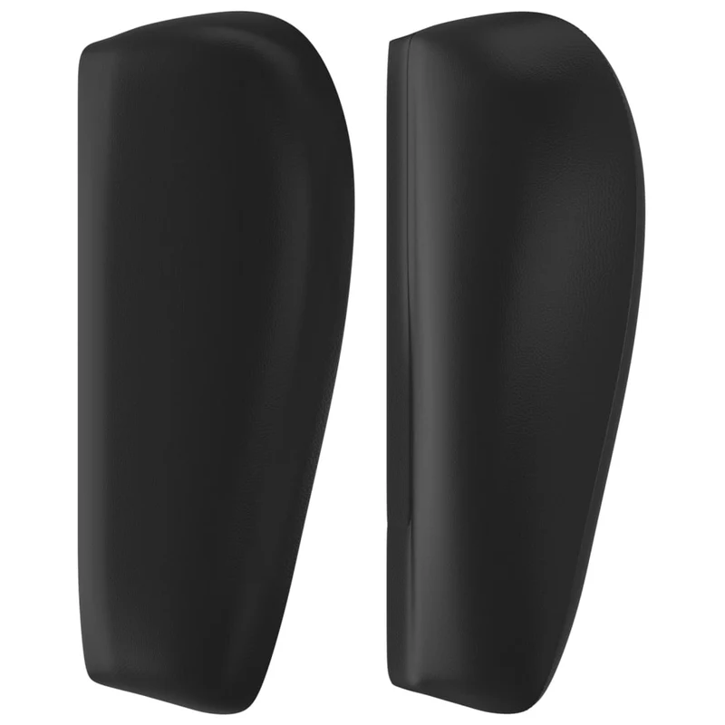 Tête de lit accessoire couchage chambre à coucher meuble avec rebord latéral 83 x 23 x 78/88 cm synthétique noir TDL0204427