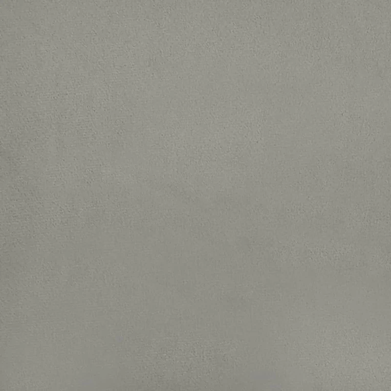 Tête de lit accessoire couchage chambre à coucher meuble avec rebord latéral 203 x 23 x 78/88 cm tissu velours gris clair TDL0205149