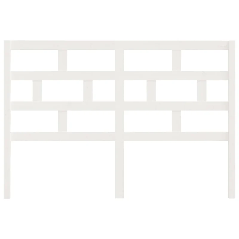 Tête de lit accessoire couchage chambre à coucher meuble 146 x 4 x 100 cm bois de pin blanc TDL0203863