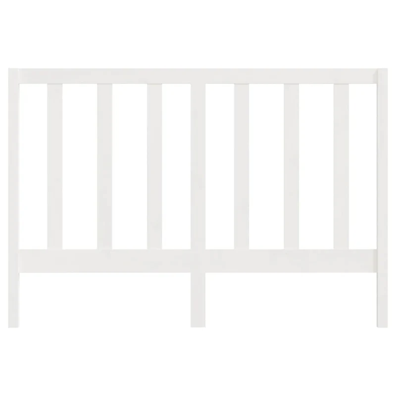 Tête de lit accessoire couchage chambre à coucher meuble 146 x 4 x 100 cm bois de pin blanc TDL0203861