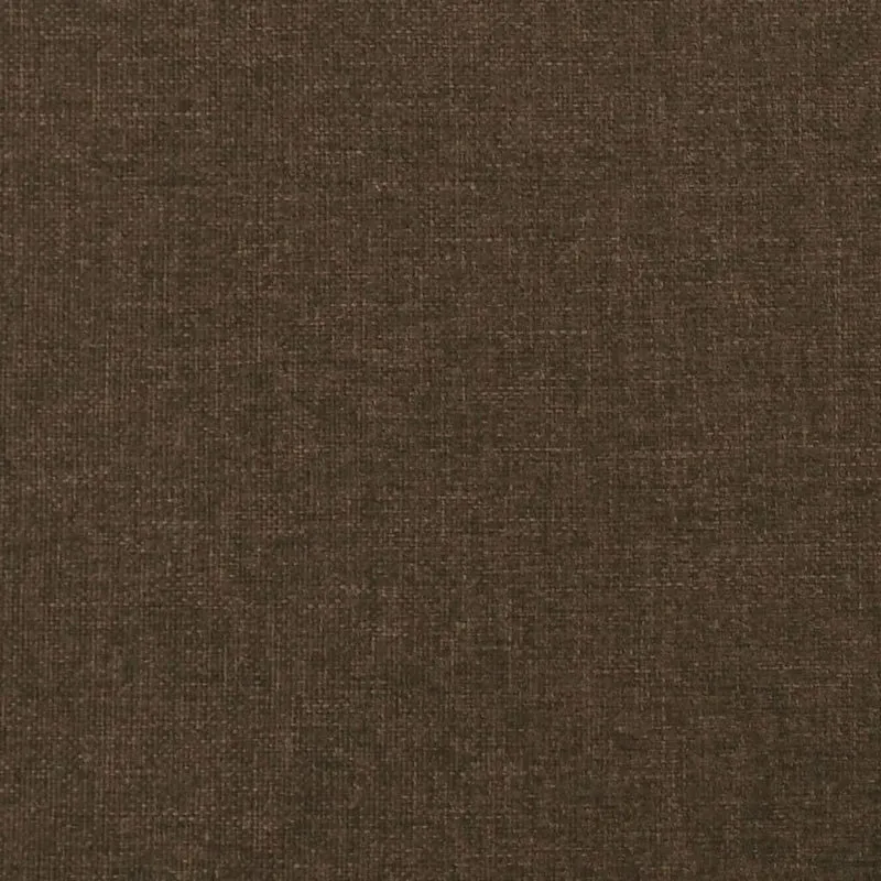 Tête de lit accessoire couchage chambre à coucher meuble 100 x 5 x 78/88 cm tissu marron foncé TDL0203138