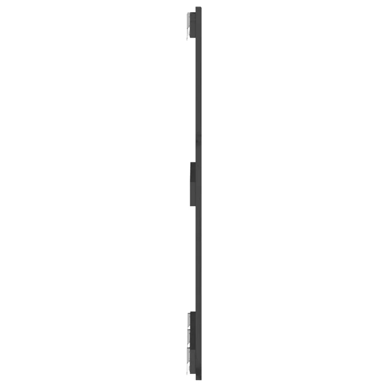 Tête de lit accessoire couchage chambre à coucher meuble murale 166 x 3 x 90 cm bois massif gris TDL0202640