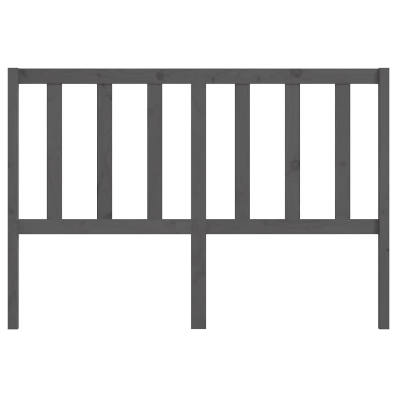 Tête de lit accessoire couchage chambre à coucher meuble 166 x 4 x 100 cm bois de pin gris TDL0203379