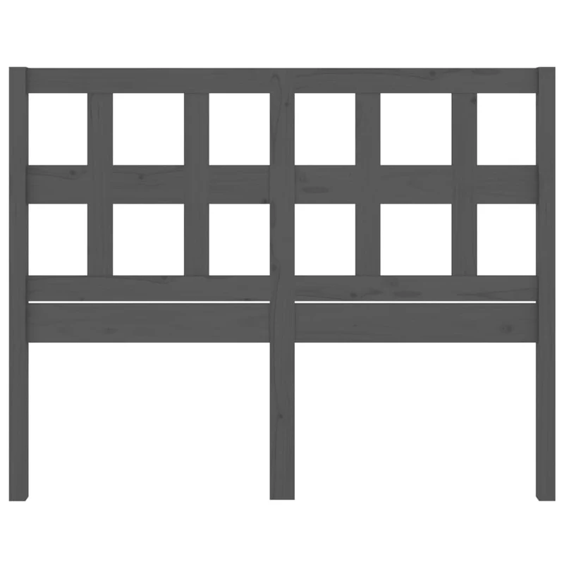 Tête de lit accessoire couchage chambre à coucher meuble 165,5 x 4 x 100 cm bois de pin gris TDL0203392