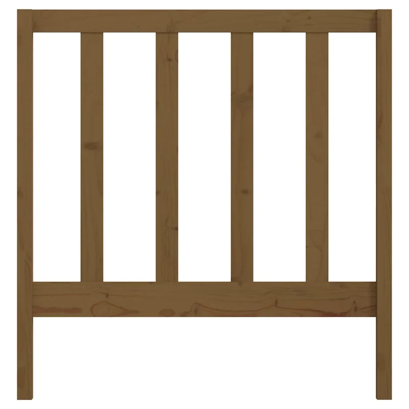 Tête de lit accessoire couchage chambre à coucher meuble 96 x 4 x 100 cm bois massif marron clair TDL0202812
