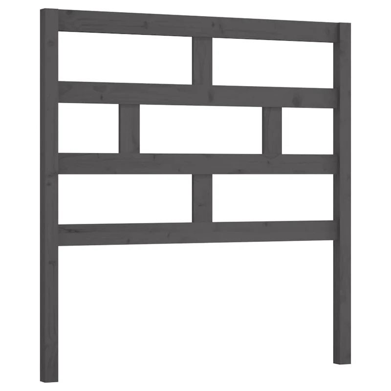 Tête de lit accessoire couchage chambre à coucher meuble 96 x 4 x 100 cm bois de pin gris TDL0203255