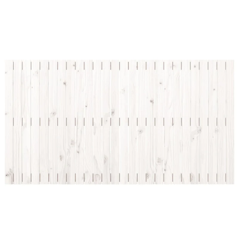 Tête de lit accessoire couchage chambre à coucher meuble murale 166 x 3 x 90 cm bois massif blanc TDL0202705