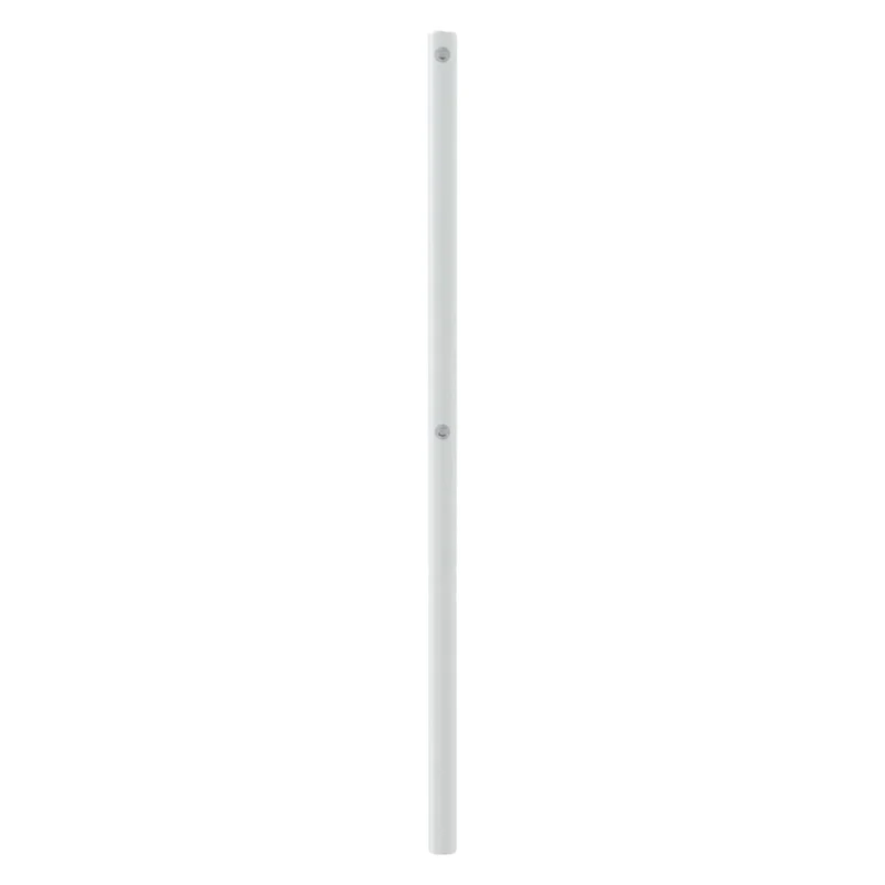 Tête de lit accessoire couchage chambre à coucher meuble 160 cm métal blanc TDL0202471