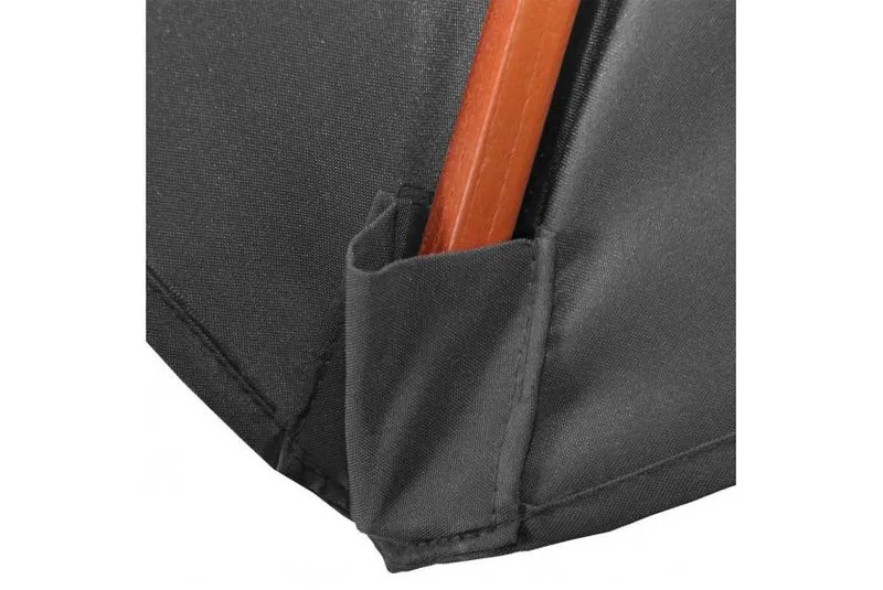 Parasol de jardin Ø 3,5m octogonal polyester/bois 7kg anthracite 04_0003821