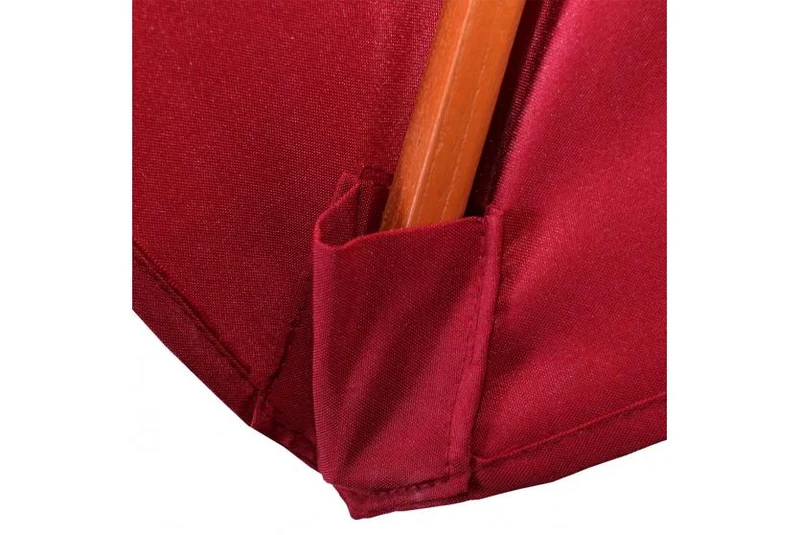 Parasol de jardin Ø 3,5m octogonal polyester/bois 7kg bordeaux 04_0003822