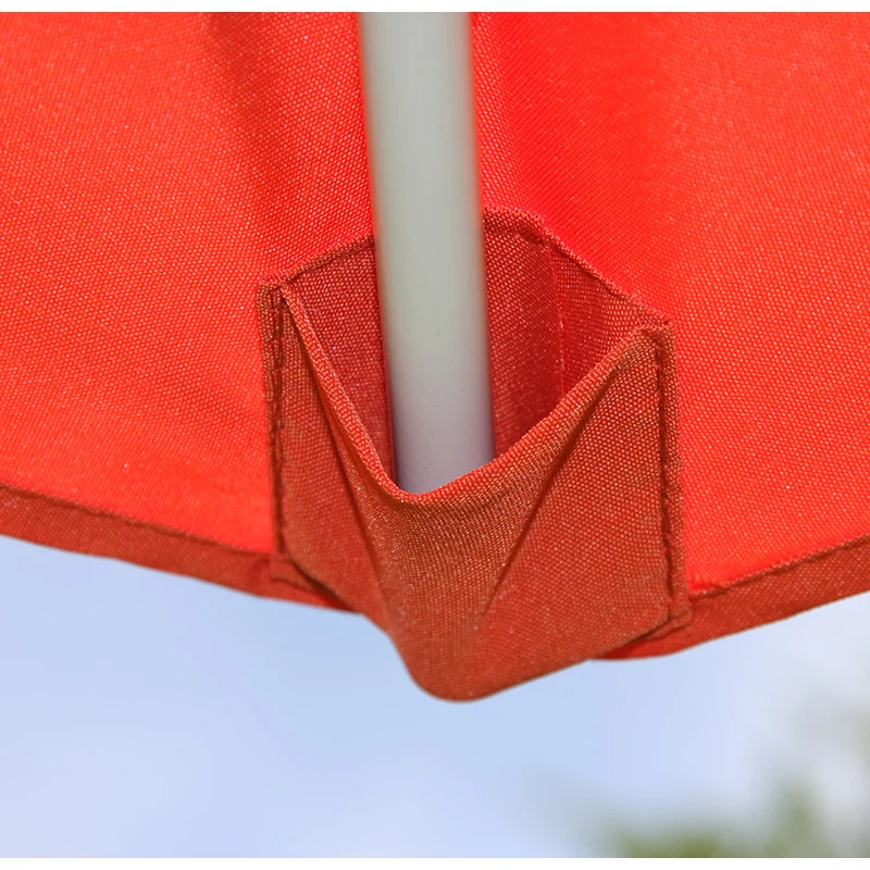 Parasol de jardin Ø 3m inclinable polyester/aluminium 5kg Terracotta 04_0003884