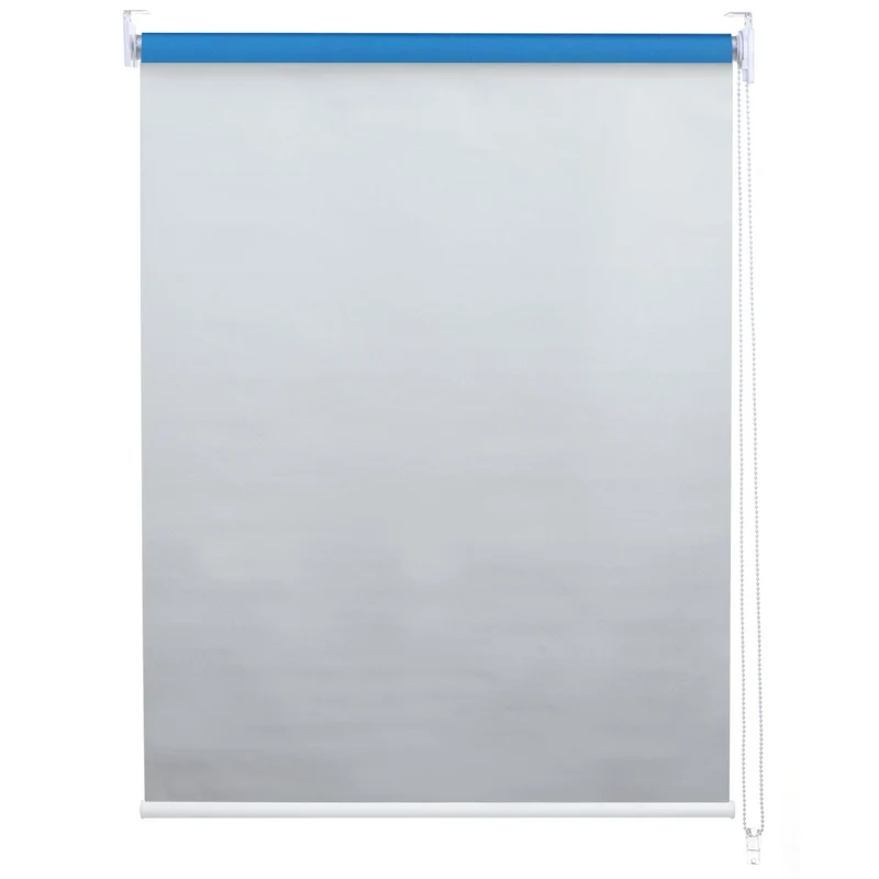 Store enrouleur de fenêtre occultant protection solaire store à tirage latéral 70x160cm opaque bleu 04_0004544