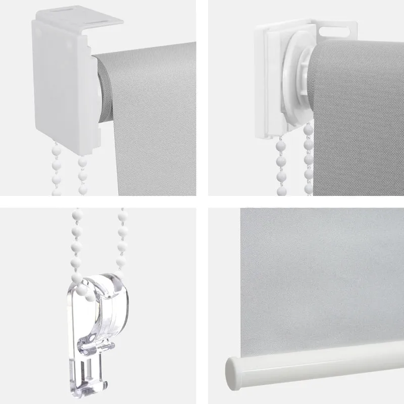 Store enrouleur de fenêtre occultant protection solaire store à tirage latéral 70x160cm opaque bleu 04_0004544
