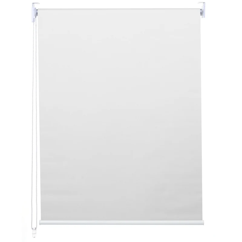 Store enrouleur de fenêtre occultant protection solaire store à tirage latéral 60x160cm opaque blanc 04_0004540