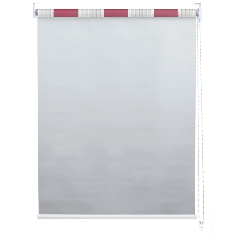 Store enrouleur de fenêtre occultant protection solaire store à tirage latéral 60x230cm opaque rouge blanc beige 04_0004597