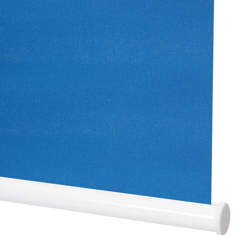 Store enrouleur de fenêtre occultant protection solaire store à tirage latéral 60x230cm opaque bleu 04_0004542