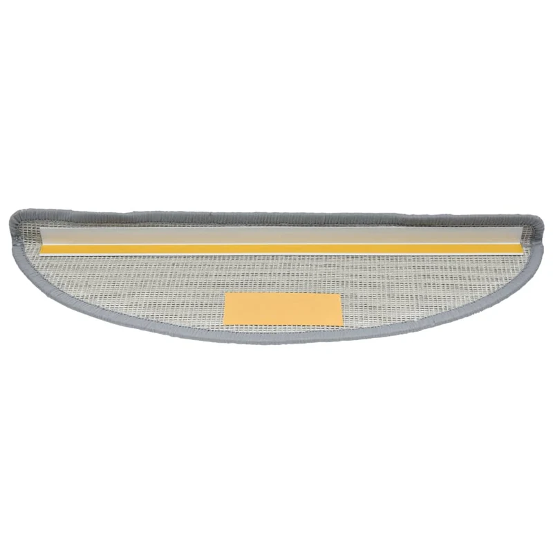 Tapis d'escalier 15 pièces Gris 56 x 20 cm DEC023560