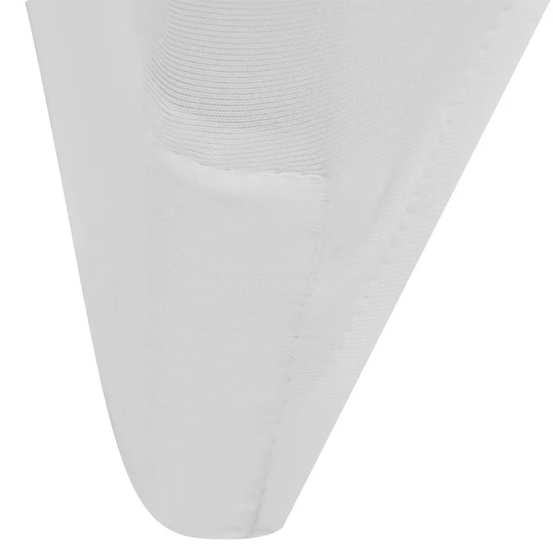 Housse de chaise extensible 4 pcs Blanc DEC022357